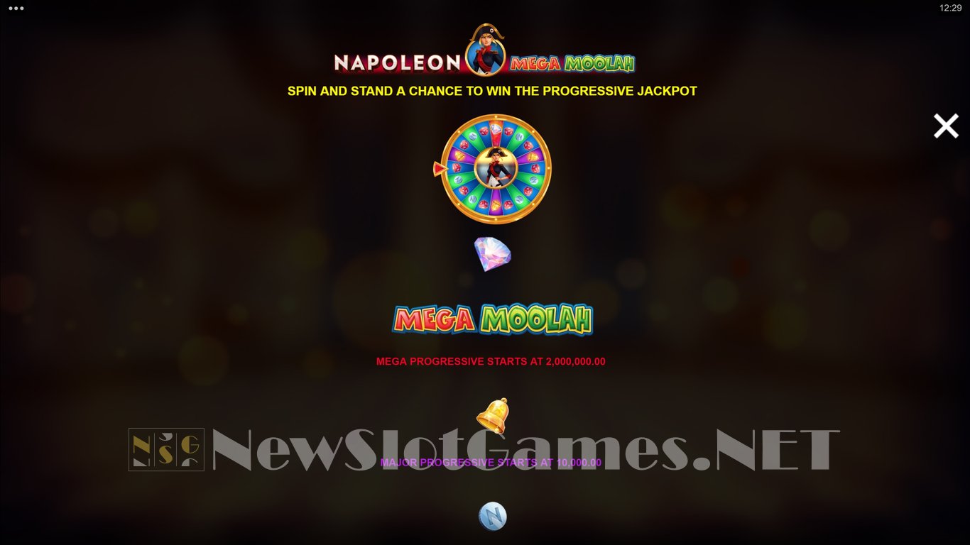 Napoleon Mega Moolah Slot Slot Image in Demo - pic. 4