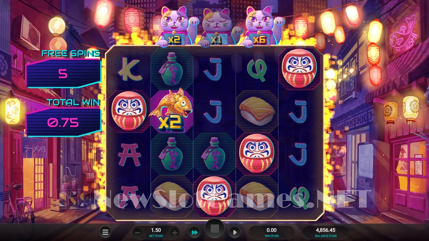 Neko Night Dream Drop Slot Slot Image in Demo - pic. 11