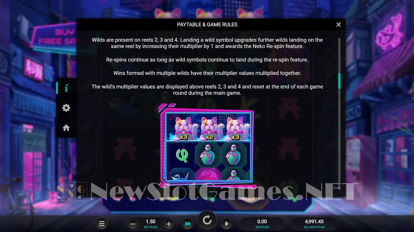 Neko Night Dream Drop Slot Slot Image in Demo - pic. 6