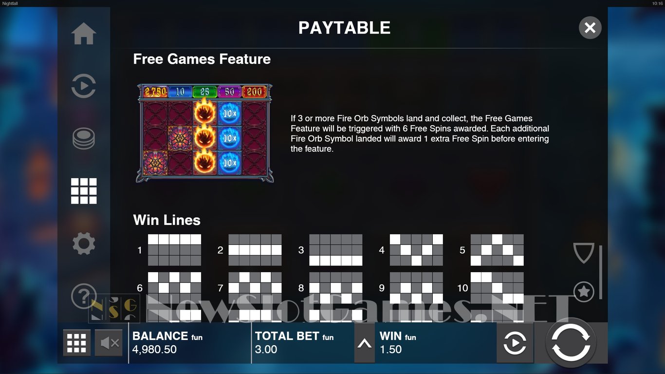 Nightfall Slot Slot Image in Demo - pic. 7