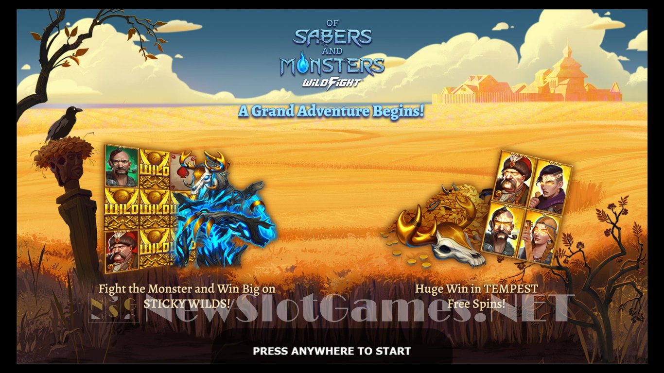 Of Sabers and Monsters Slot Demo Image