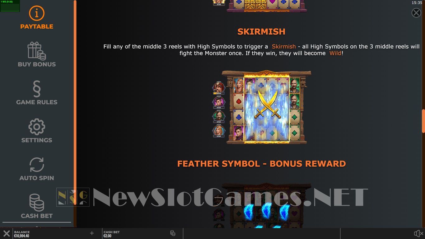 Of Sabers and Monsters Slot Slot Image in Demo - pic. 10