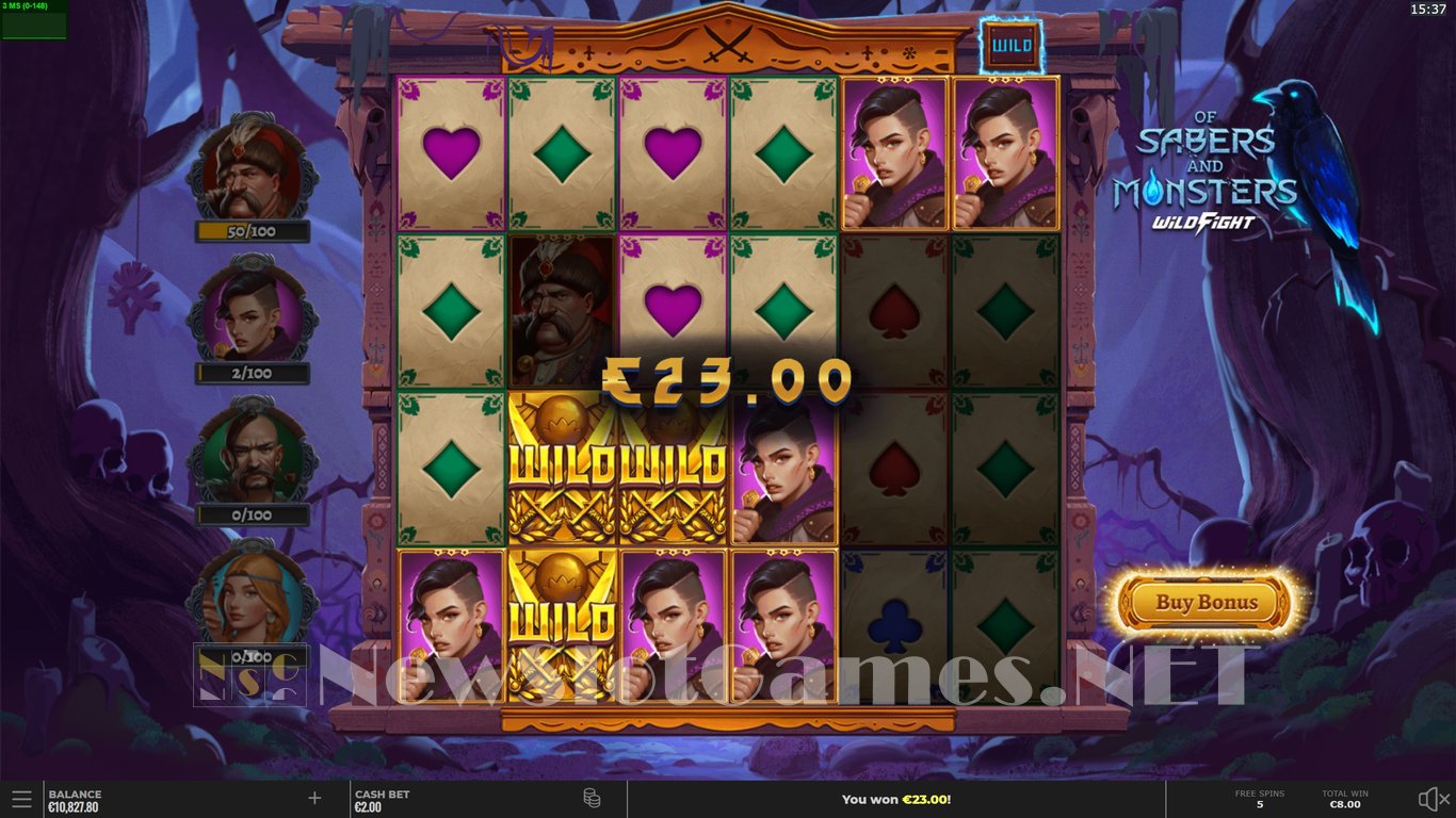 Of Sabers and Monsters Slot Slot Image in Demo - pic. 19