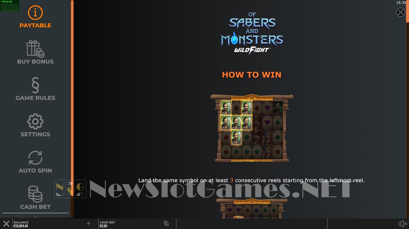 Of Sabers and Monsters Slot Slot Image in Demo - pic. 6