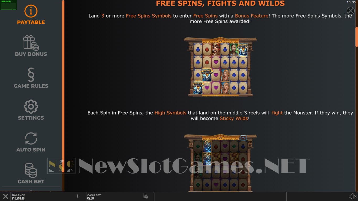Of Sabers and Monsters Slot Slot Image in Demo - pic. 7