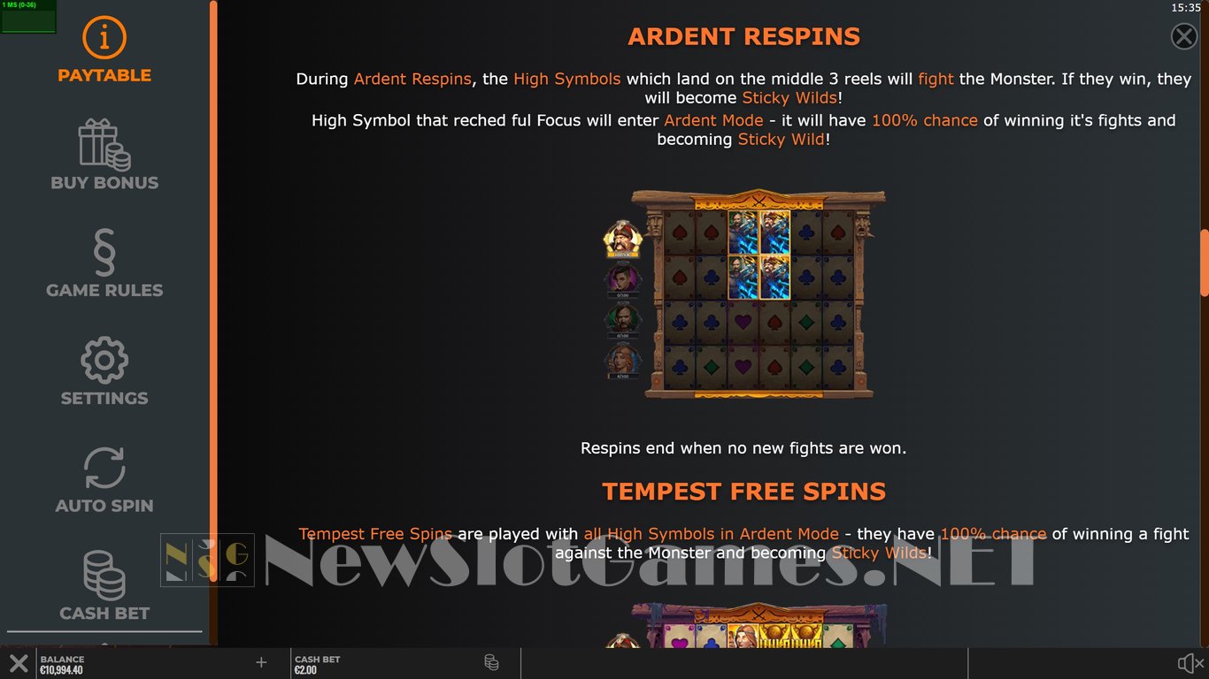 Of Sabers and Monsters Slot Slot Image in Demo - pic. 9