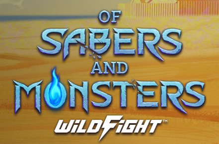 Of Sabers and Monsters Slot Logo
