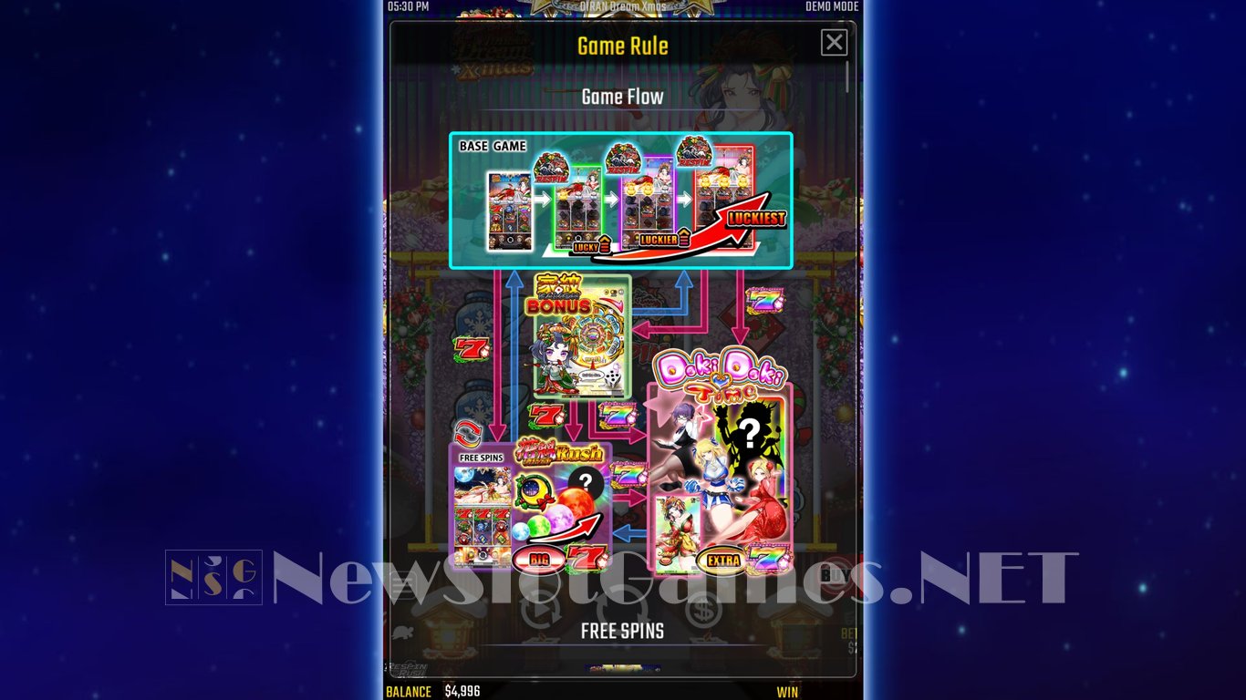 Oiran Dream Xmas Slot Slot Image in Demo - pic. 4