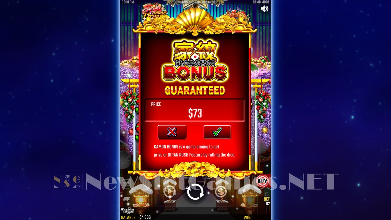 Oiran Dream Xmas Slot Slot Image in Demo - pic. 6