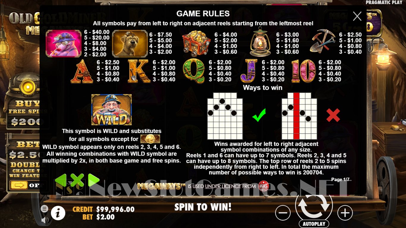 Old Gold Miner Megaways Slot Slot Image in Demo - pic. 4
