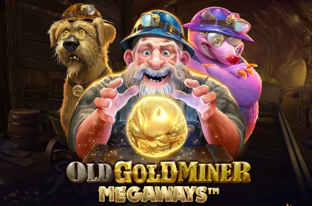 Old Gold Miner Megaways Slot Logo