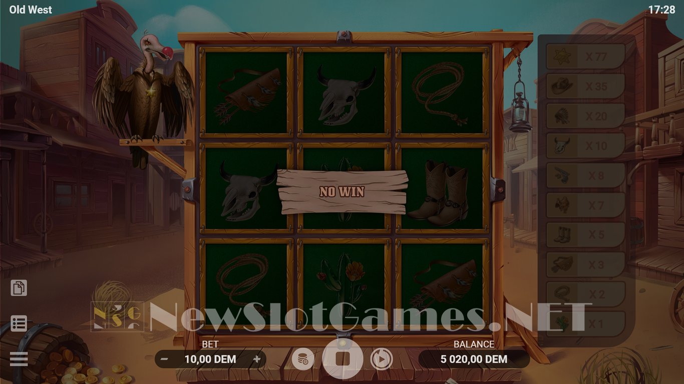 Old West Slot Slot Image in Demo - pic. 5