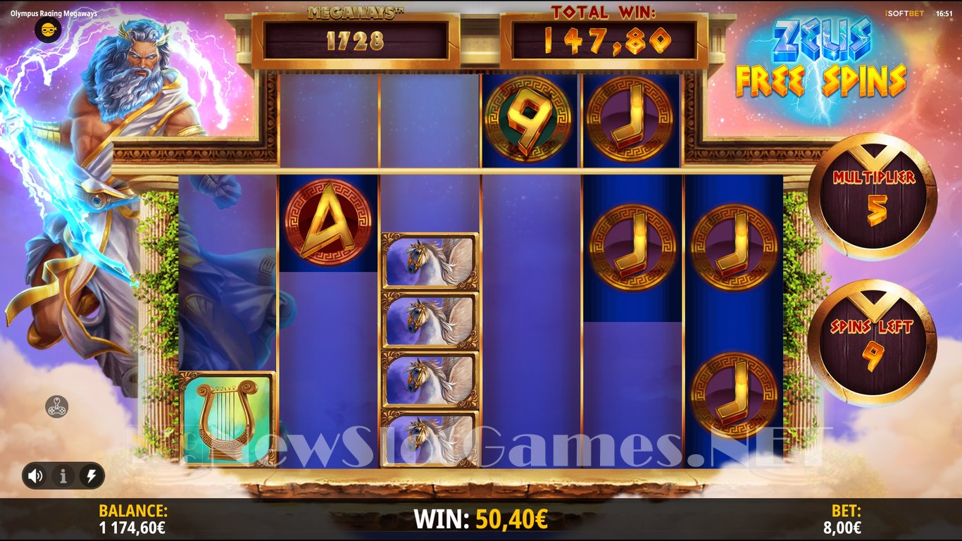 Olympus Raging Megaways Slot Slot Image in Demo - pic. 10