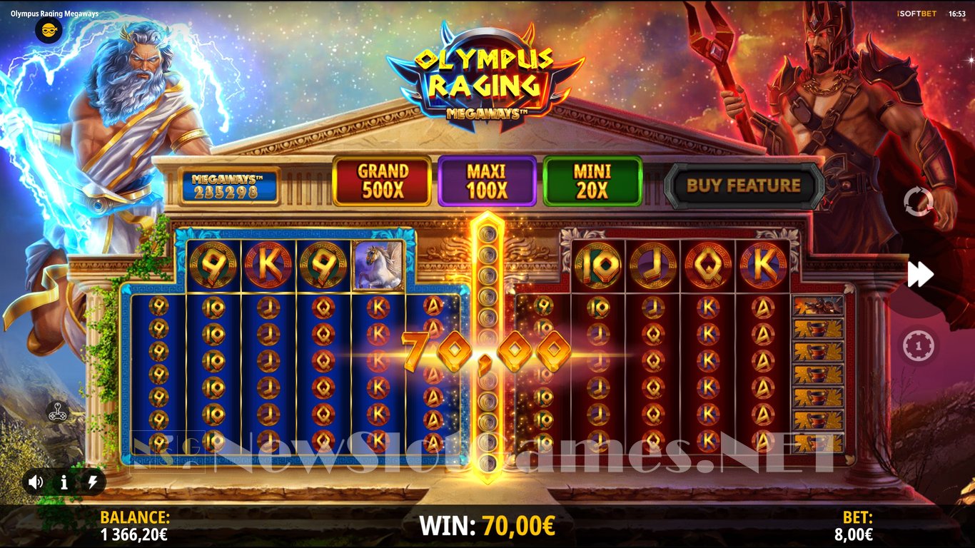 Olympus Raging Megaways Slot Slot Image in Demo - pic. 15