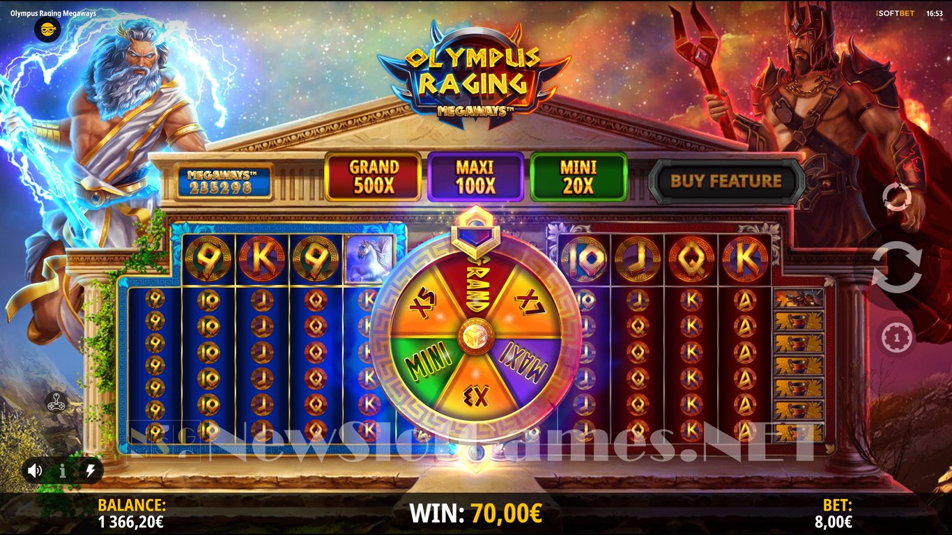 Olympus Raging Megaways Slot Slot Image in Demo - pic. 16