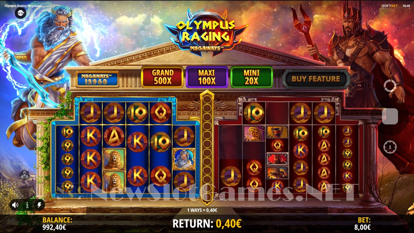 Olympus Raging Megaways Slot Slot Image in Demo - pic. 2