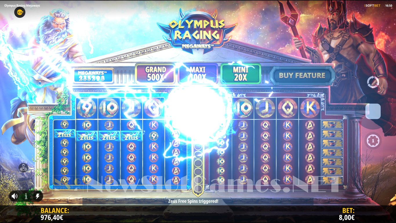 Olympus Raging Megaways Slot Slot Image in Demo - pic. 3