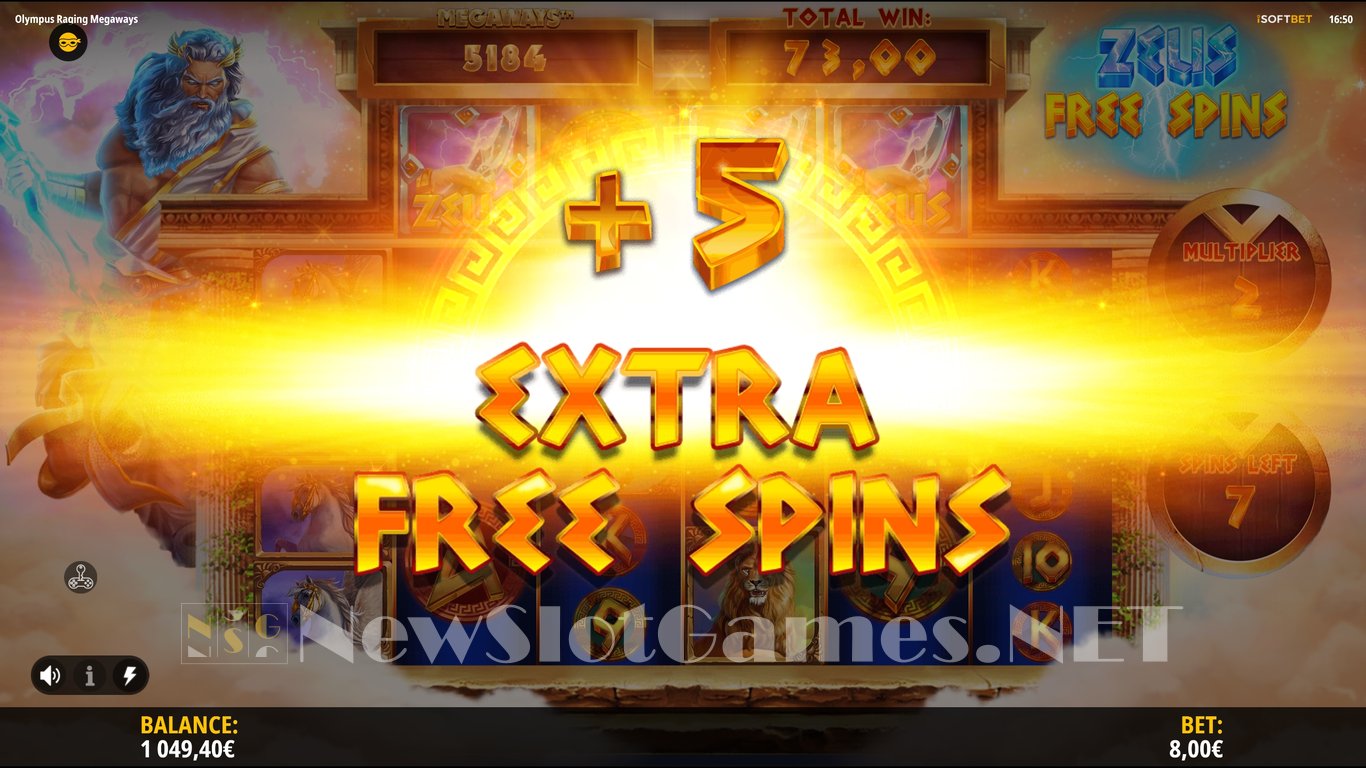 Olympus Raging Megaways Slot Slot Image in Demo - pic. 8