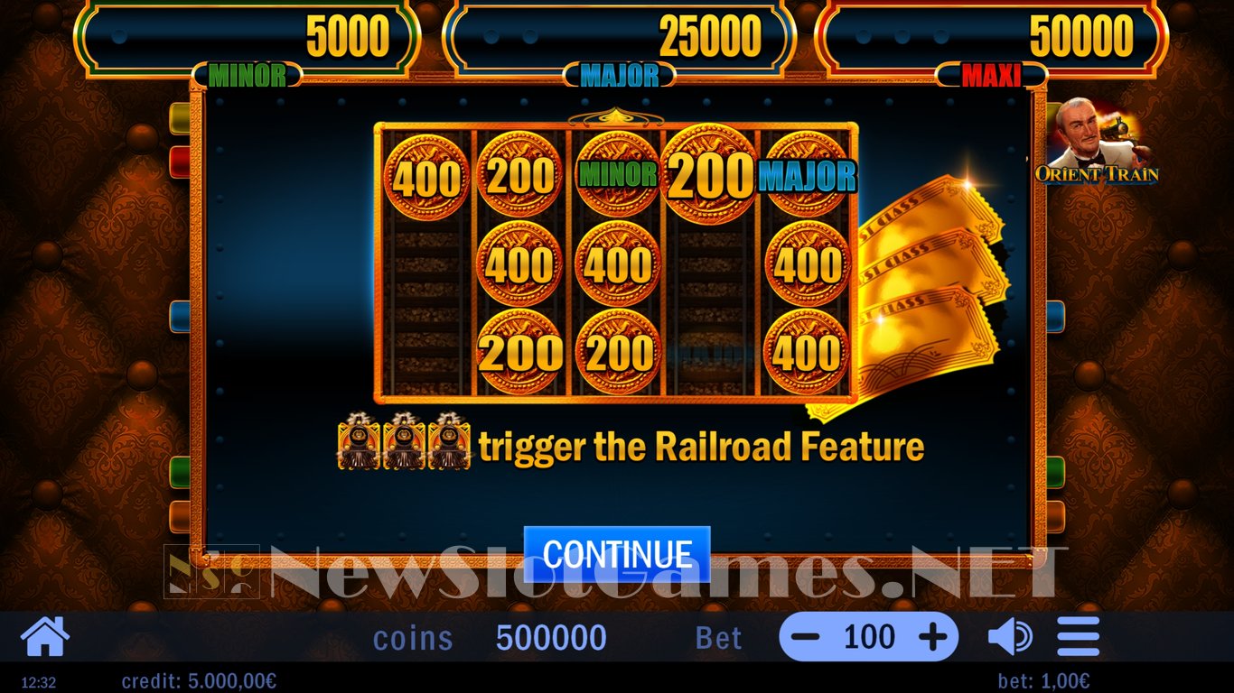 Orient Train Slot Demo Image