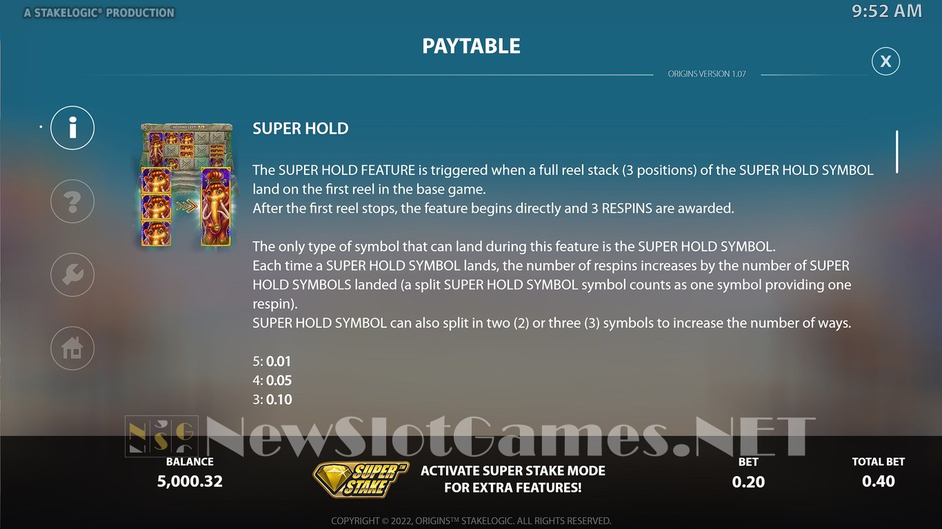 Origins Slot Slot Image in Demo - pic. 5