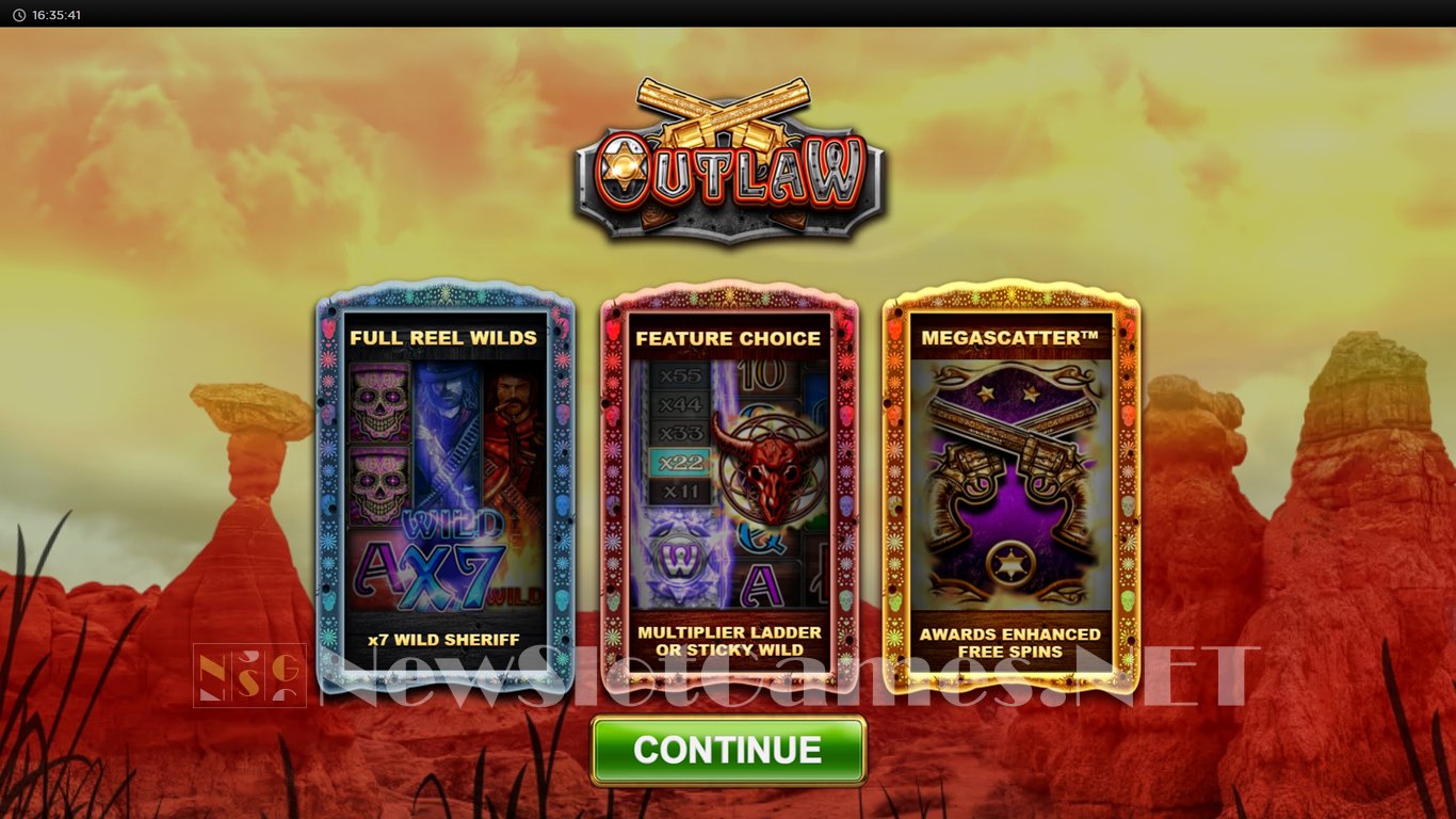Outlaw Slot Demo Image