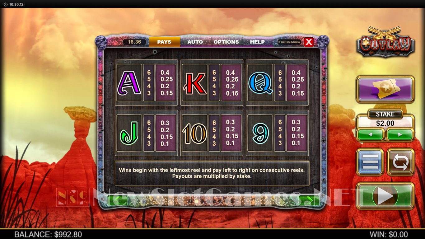Outlaw Slot Slot Image in Demo - pic. 5