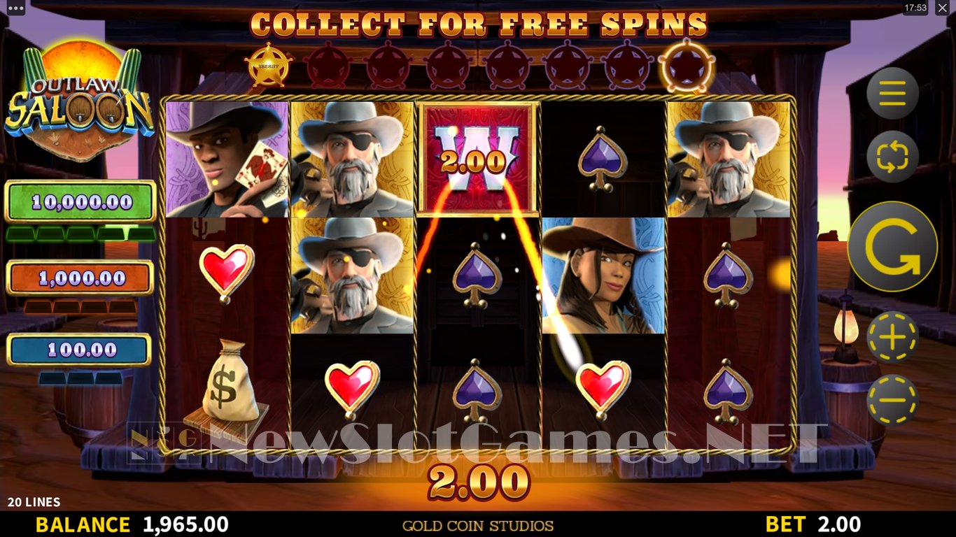 Outlaw Saloon Slot Slot Image in Demo - pic. 10