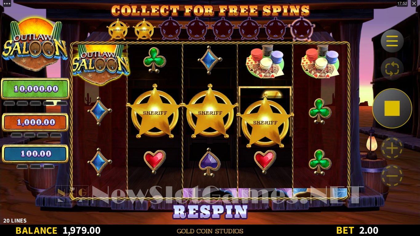Outlaw Saloon Slot Slot Image in Demo - pic. 3