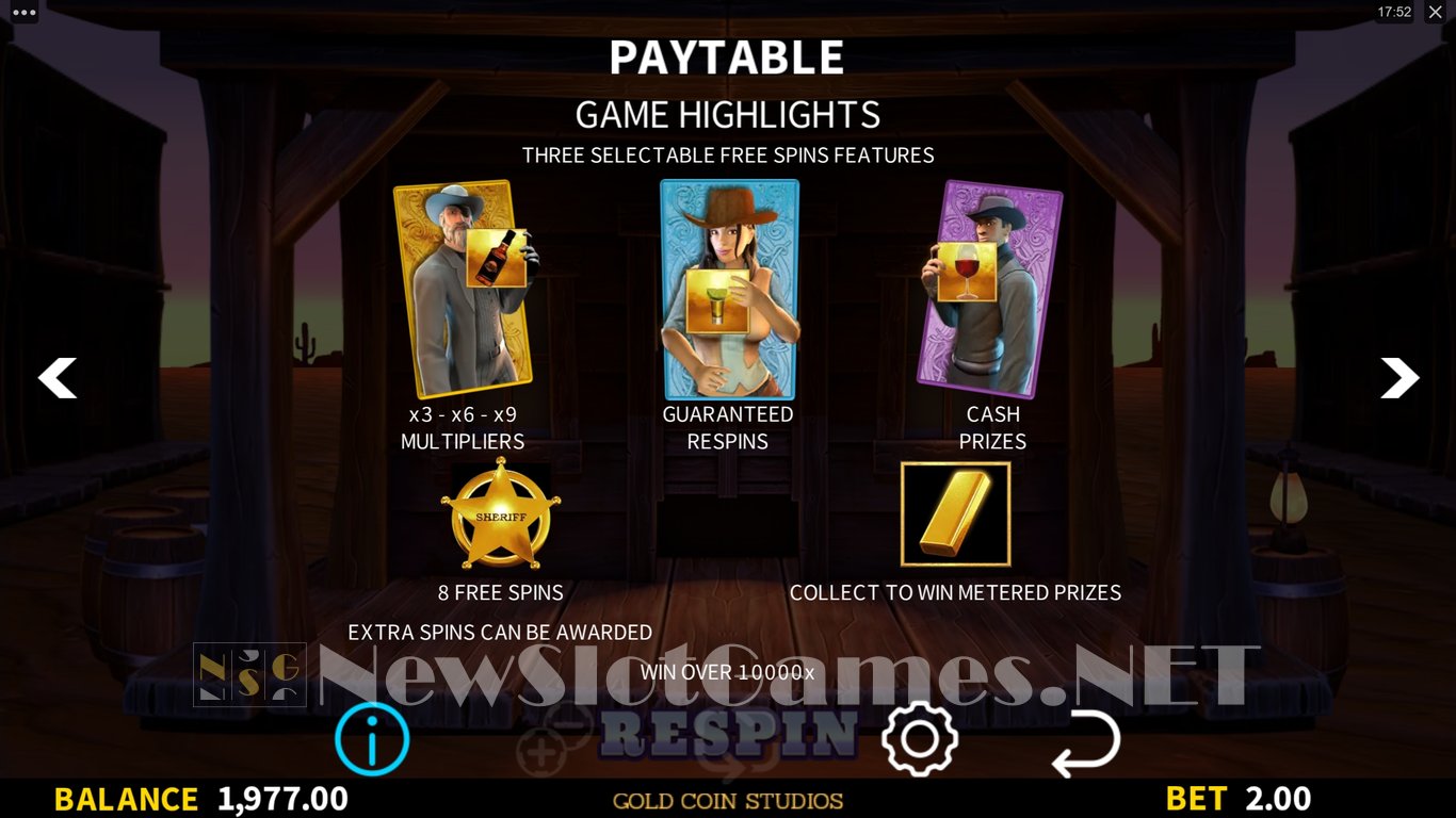 Outlaw Saloon Slot Slot Image in Demo - pic. 4