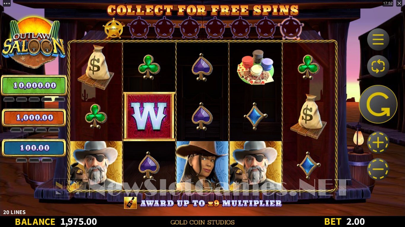 Outlaw Saloon Slot Slot Image in Demo - pic. 8