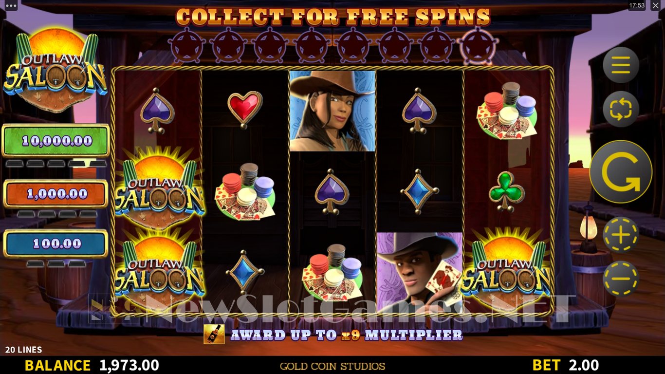 Outlaw Saloon Slot Slot Image in Demo - pic. 9