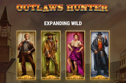 Outlaws Hunter Slot Logo