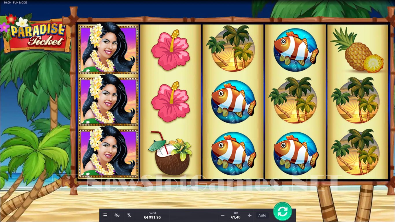 Paradise Ticket Slot Demo Image