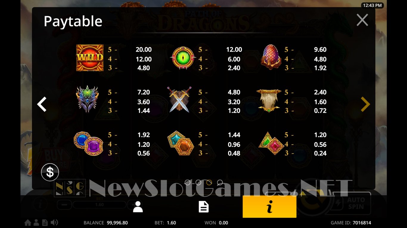 Path of Dragons Slot Slot Image in Demo - pic. 5