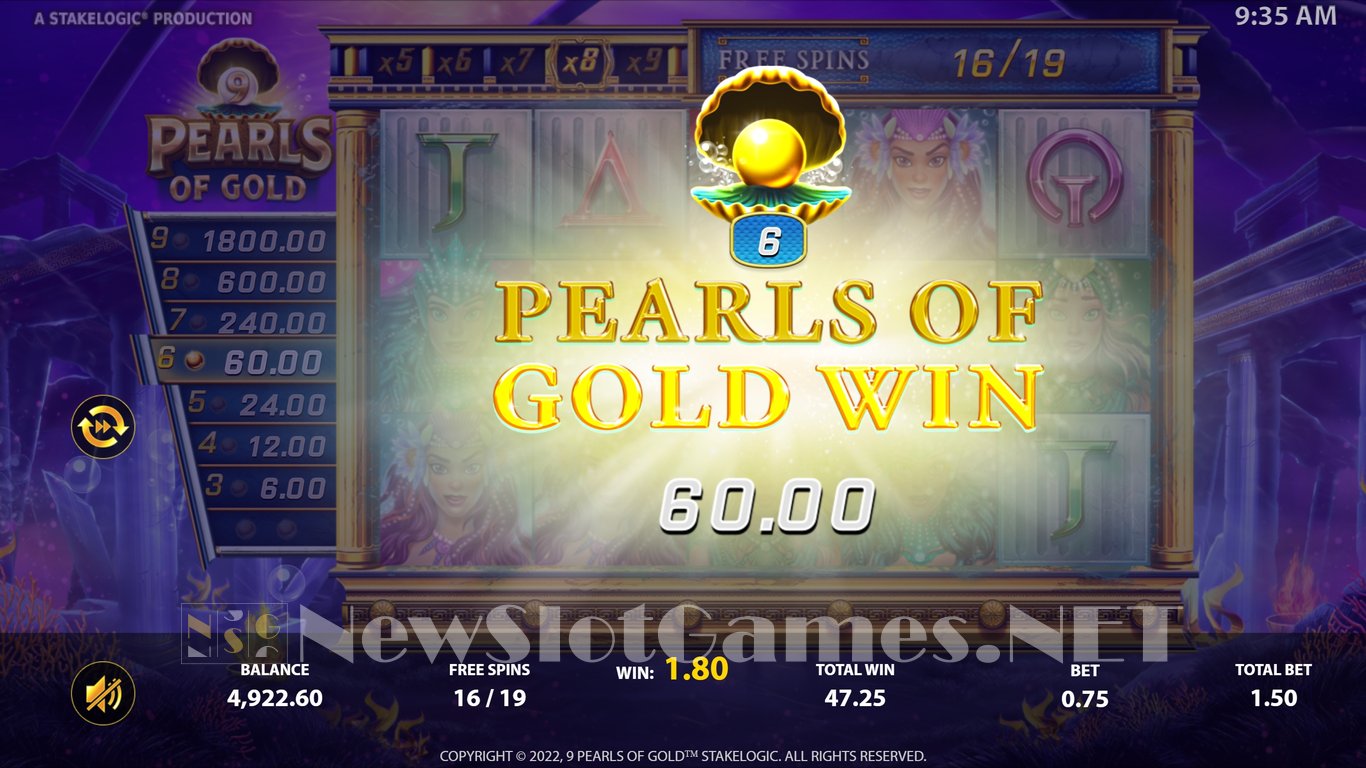 Pearls of Gold Slot Slot Image in Demo - pic. 16