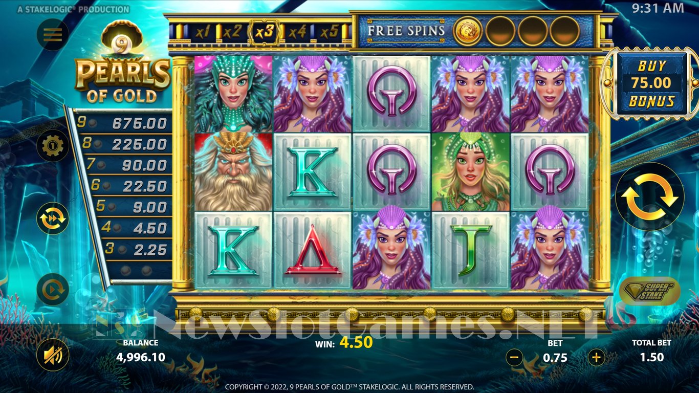 Pearls of Gold Slot Slot Image in Demo - pic. 3