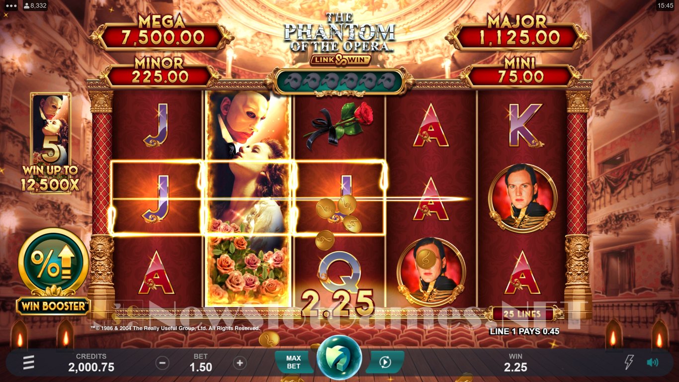 Phantom of the Opera Link & Win Slot Demo Image
