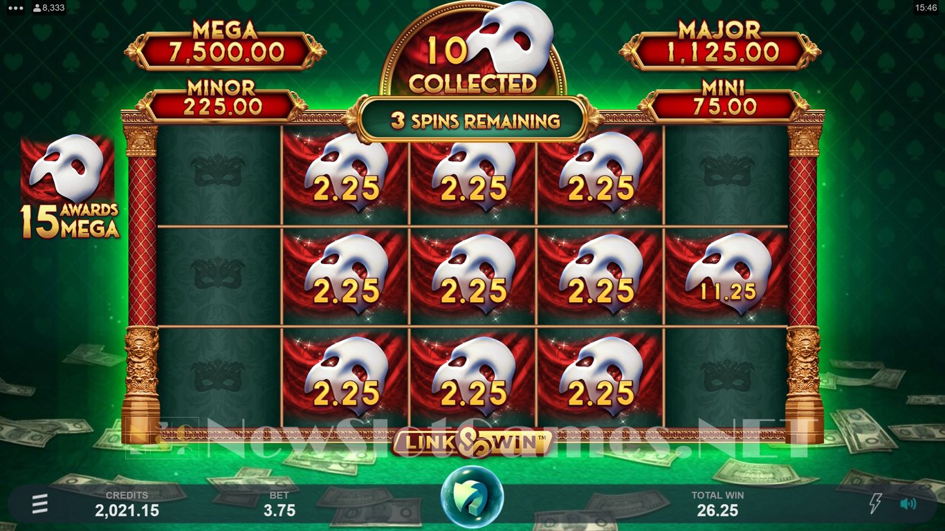 Phantom of the Opera Link & Win Slot Slot Image in Demo - pic. 10