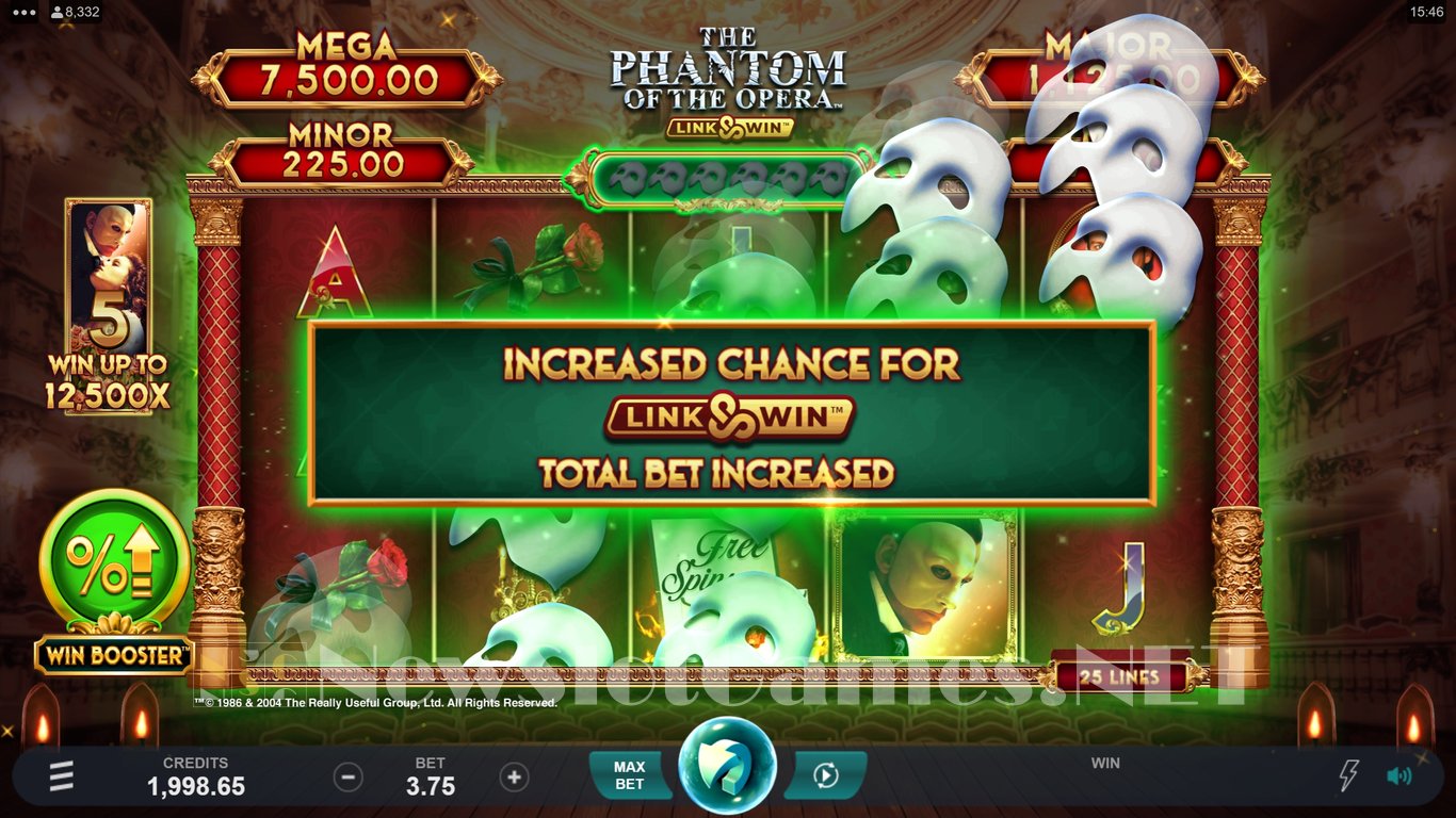 Phantom of the Opera Link & Win Slot Slot Image in Demo - pic. 4