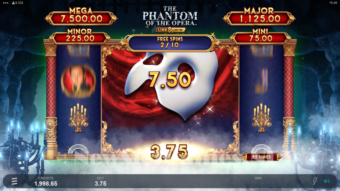 Phantom of the Opera Link & Win Slot Slot Image in Demo - pic. 6