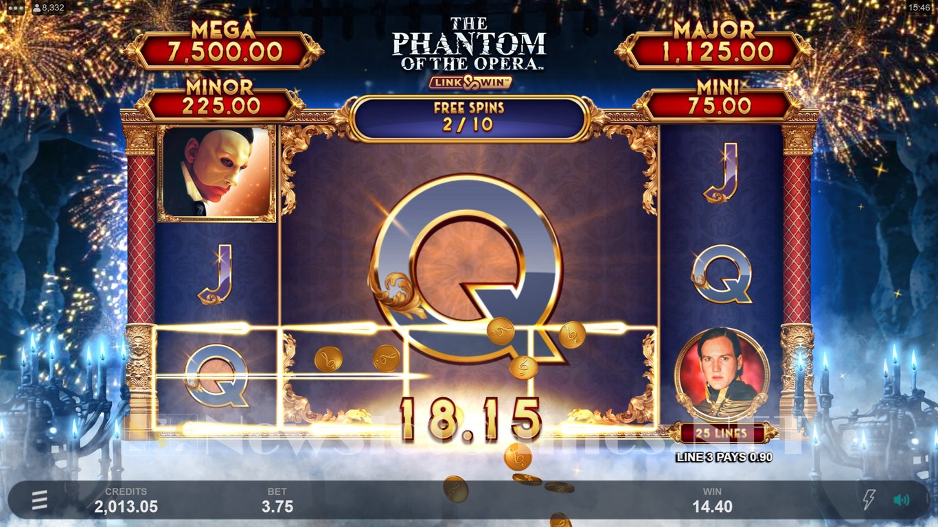 Phantom of the Opera Link & Win Slot Slot Image in Demo - pic. 7