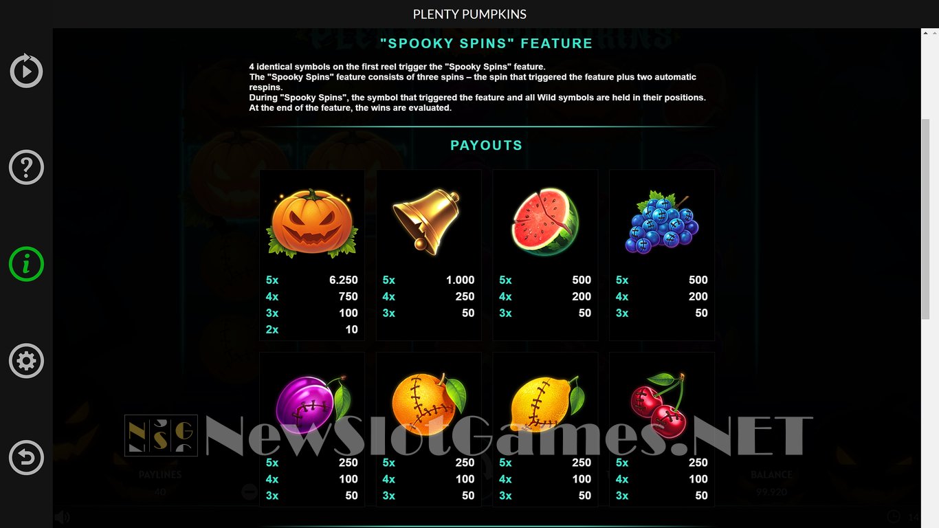 Plenty Pumpkins Slot Slot Image in Demo - pic. 5