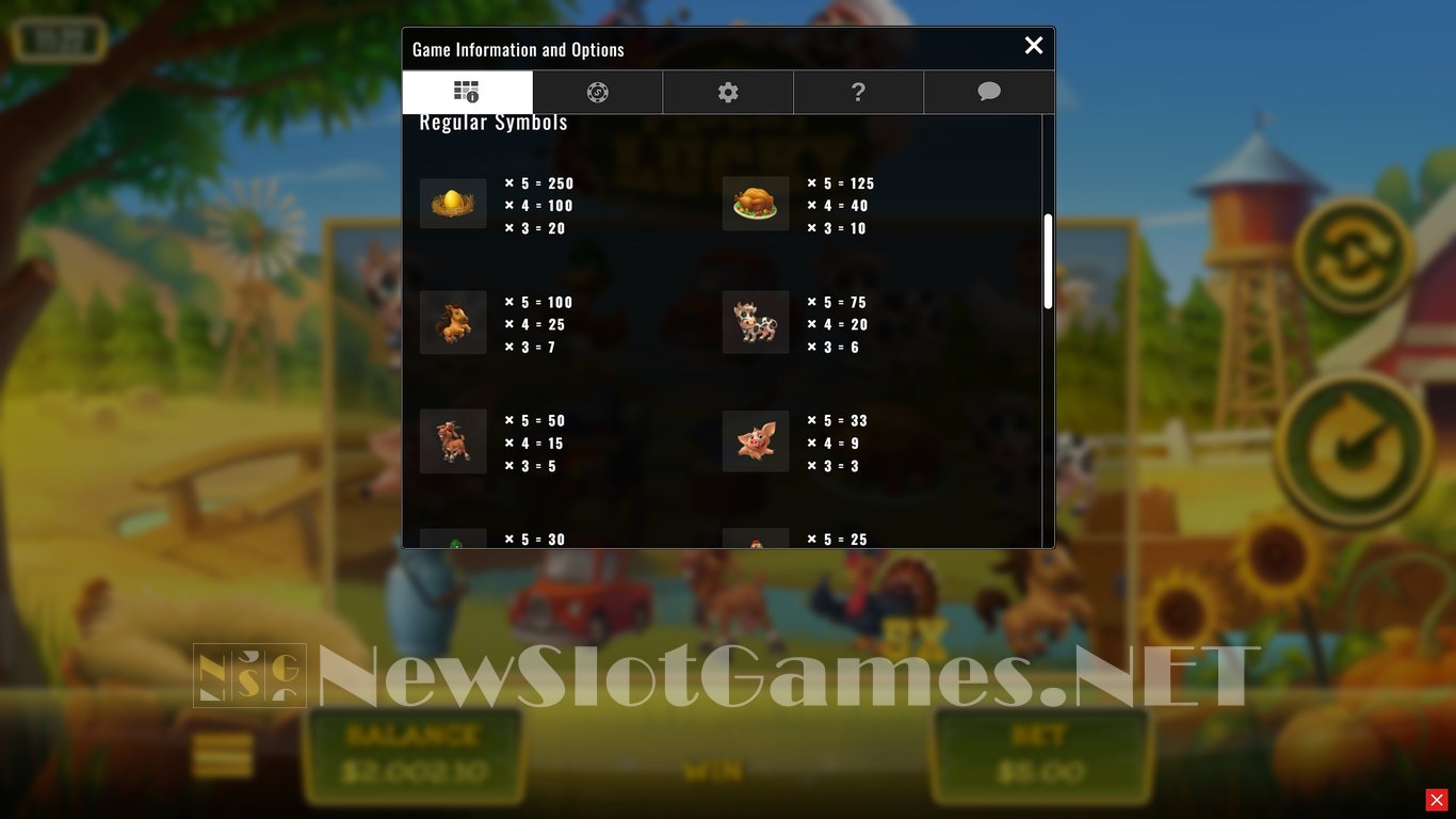 Plucky Lucky Slot Slot Image in Demo - pic. 7