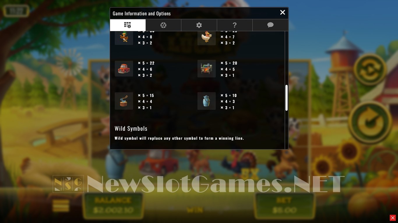 Plucky Lucky Slot Slot Image in Demo - pic. 8