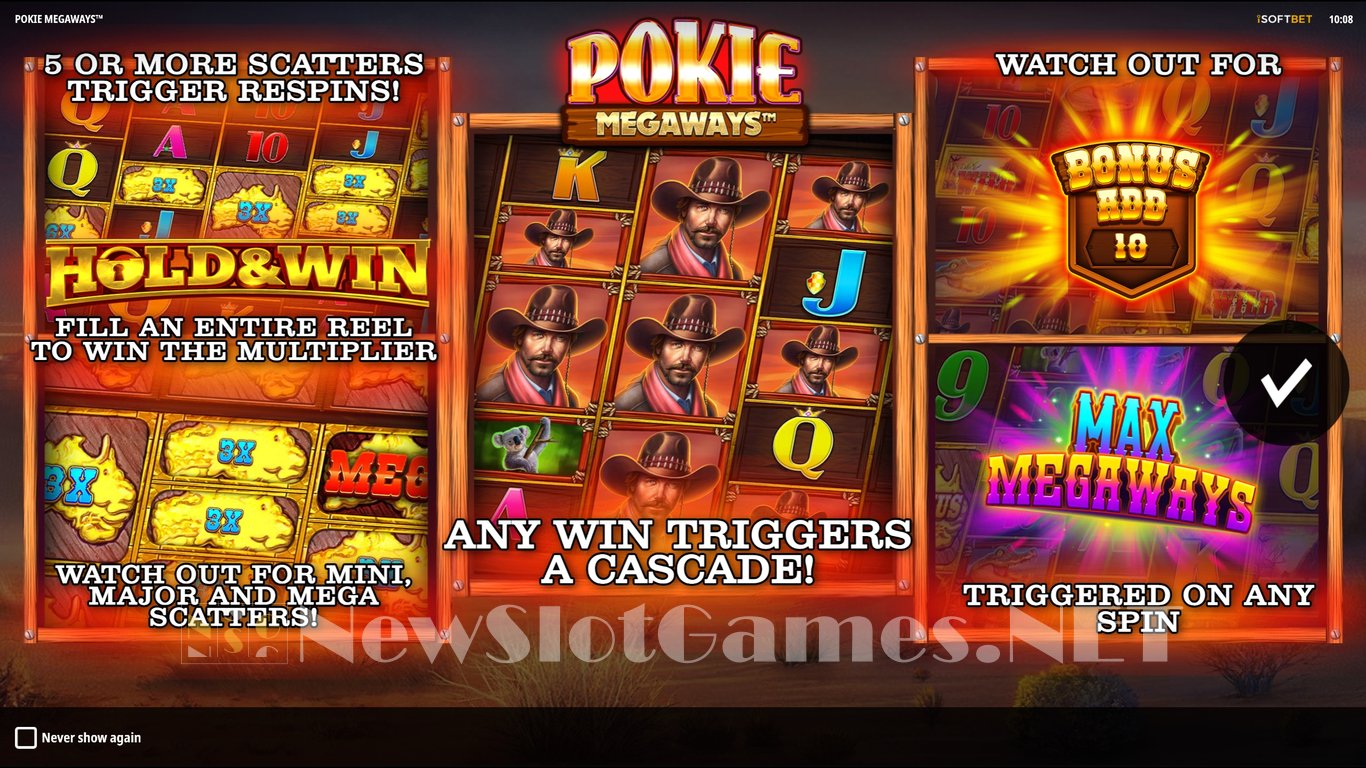 Pokie Megaways Slot Demo Image