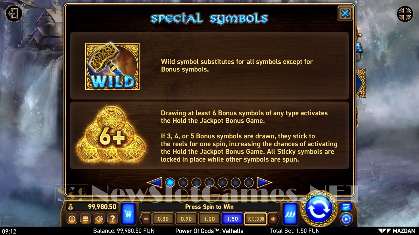 Power of Gods: Valhalla™ Slot Slot Image in Demo - pic. 6
