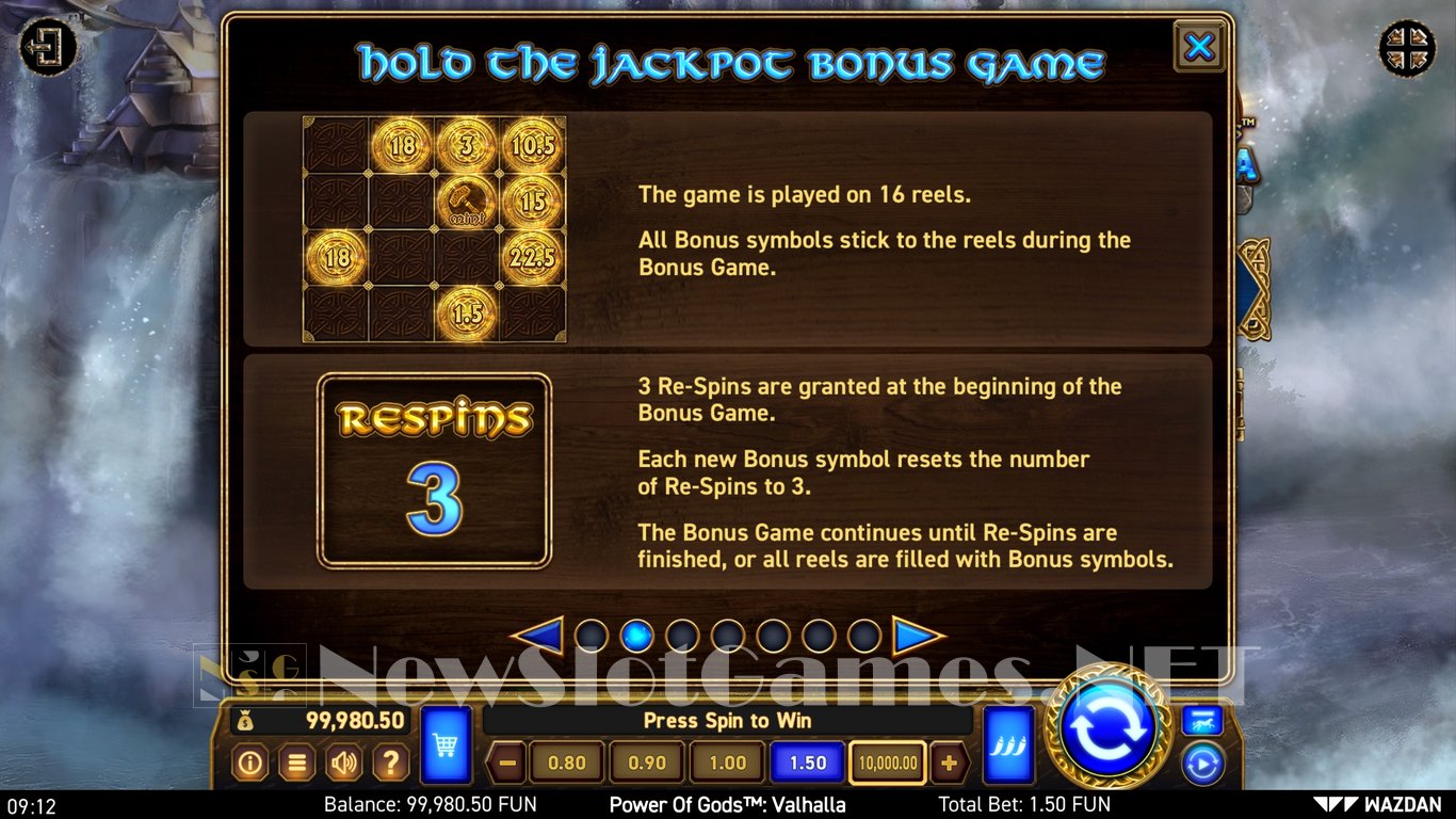 Power of Gods: Valhalla™ Slot Slot Image in Demo - pic. 7