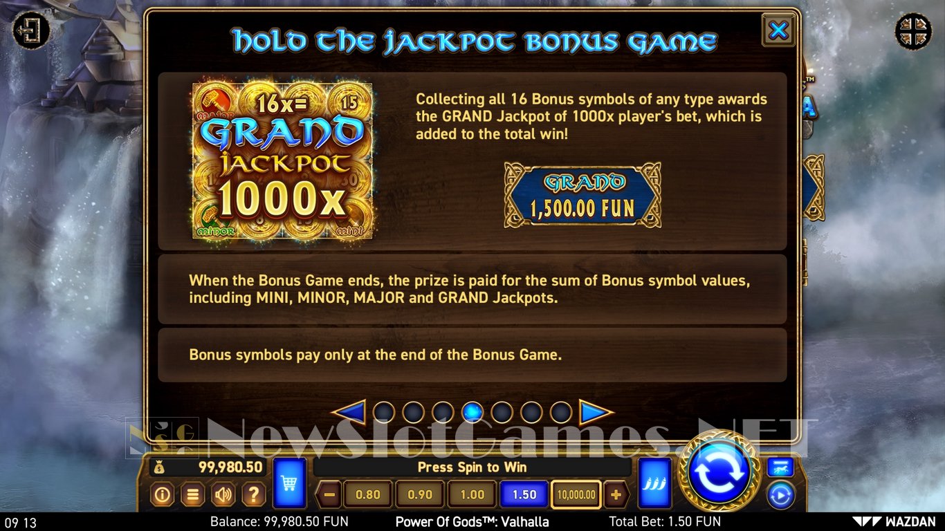 Power of Gods: Valhalla™ Slot Slot Image in Demo - pic. 8
