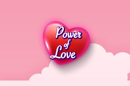 Power of Love Slot Logo