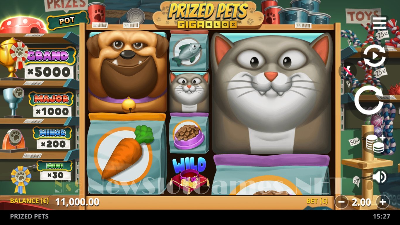 Prized Pets Slot Demo Image